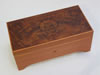 Sweet Cherry and Walnut Burl 72 Note Music Box